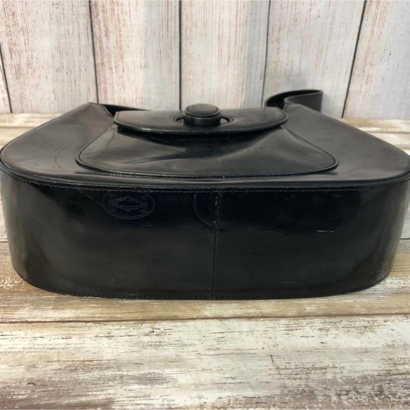 CARTIER BLACK LEATHER SHOULDER BAG - Picture 10 of 11